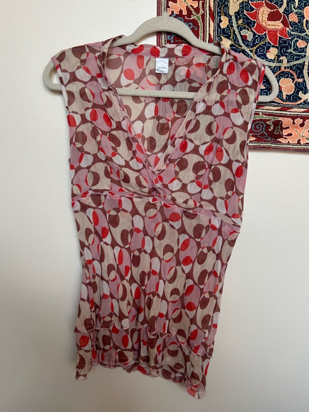 Y2K Micromesh top